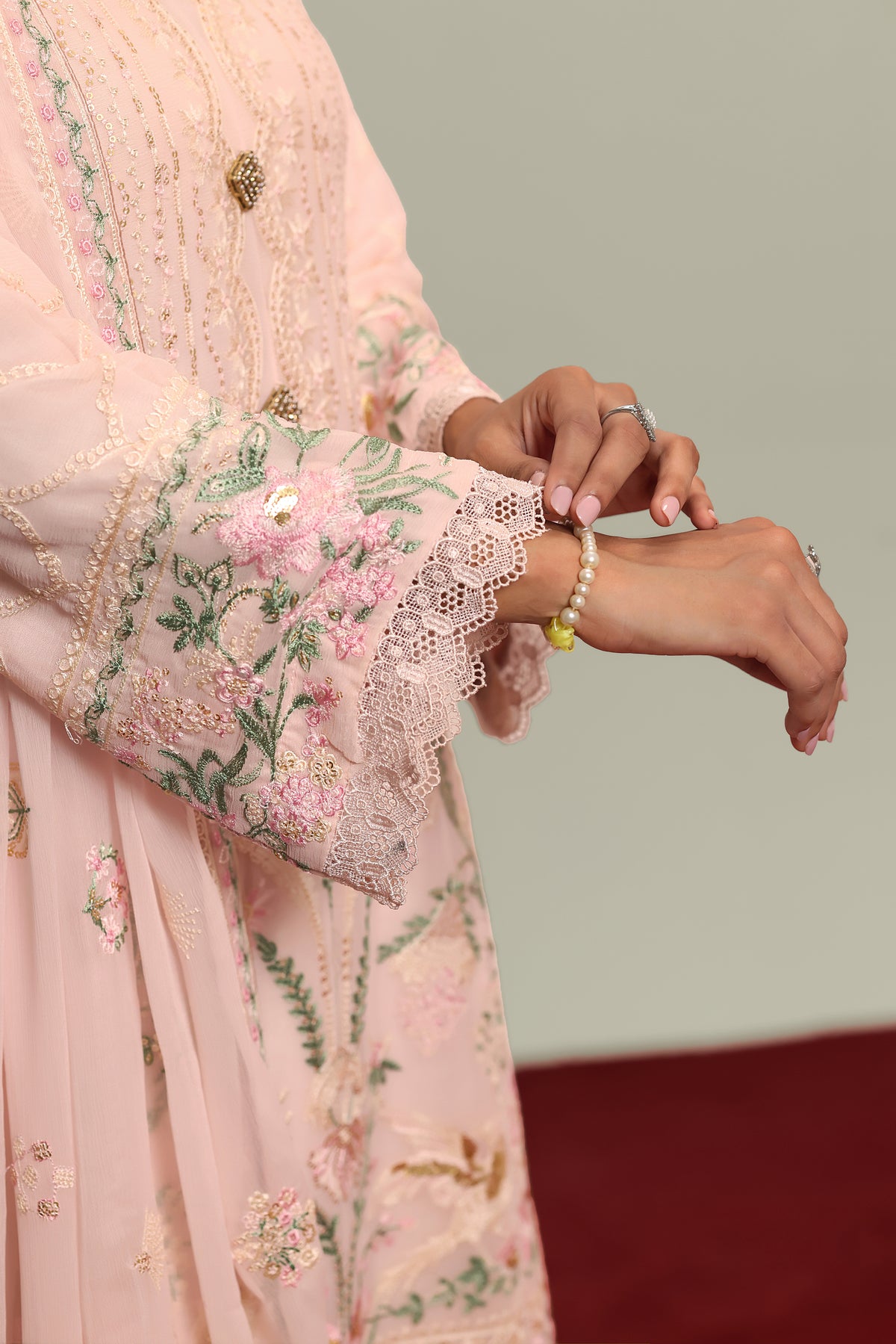 Rania - Pink Shalwar Kameez Suit 3 Piece