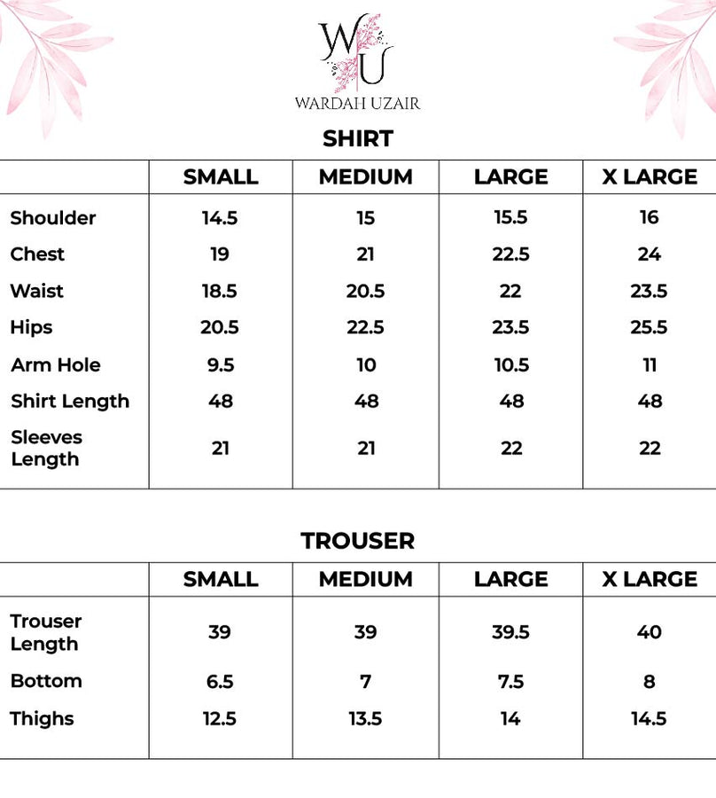 Chiffon Drapes Size Chart