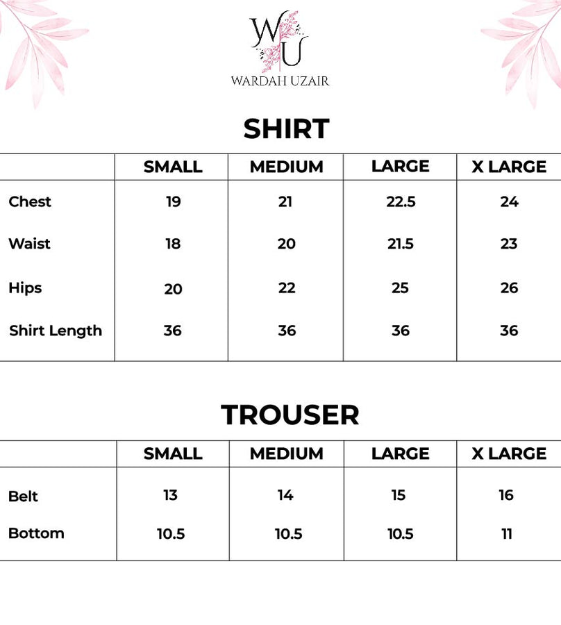 Reniza Size Chart